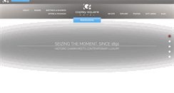 Desktop Screenshot of copleysquarehotel.com